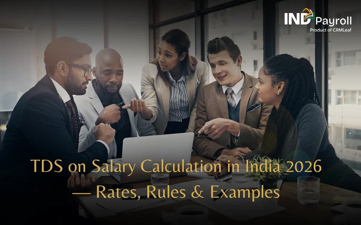 TDS on Salary Calculation in India 2026 - Rates, Rules & Examples